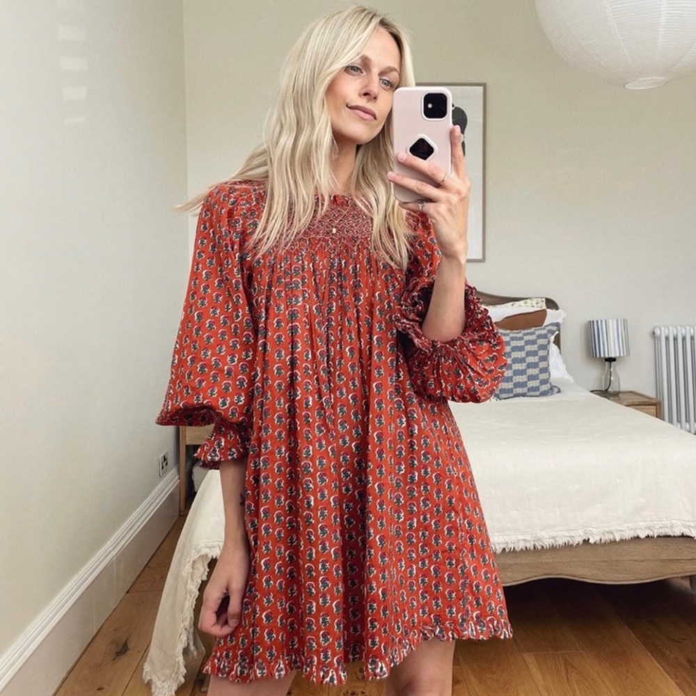 DOEN Mini Red Dress
